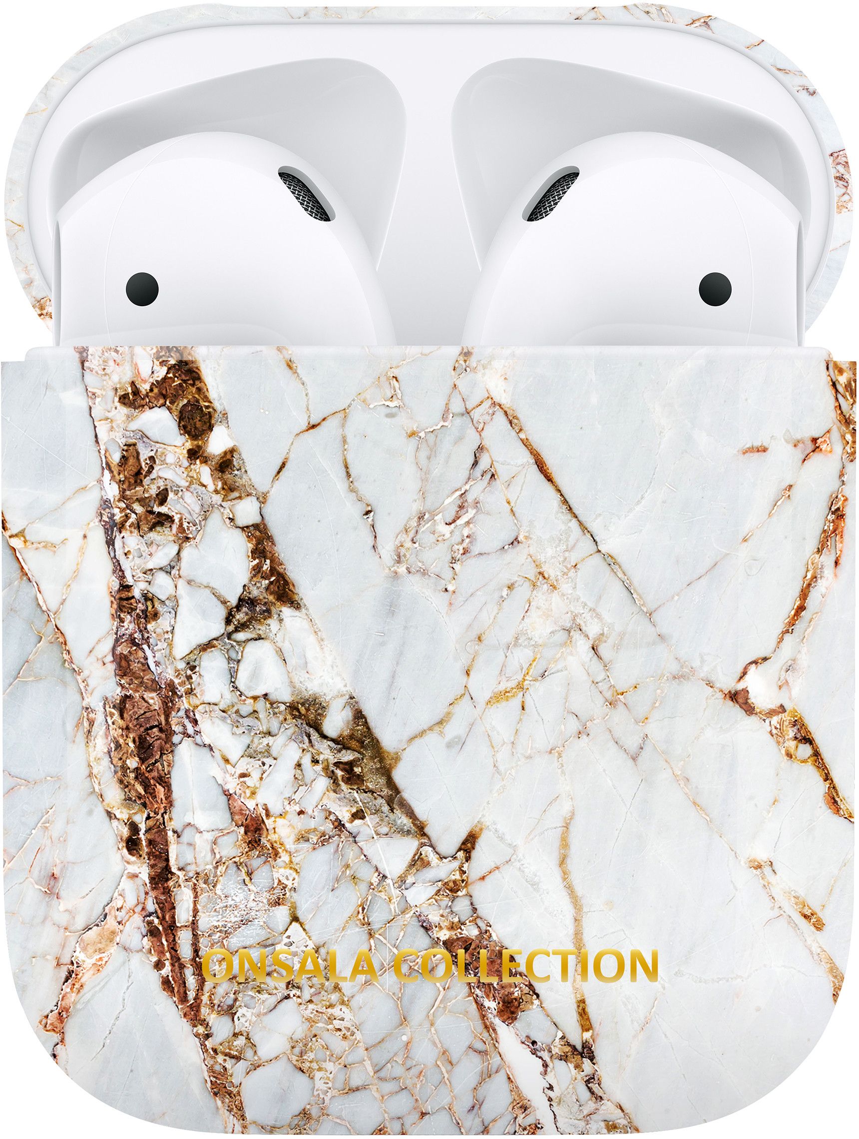 Onsala AirPods Collection (AirPods 1/2) - White Rhino Marble
