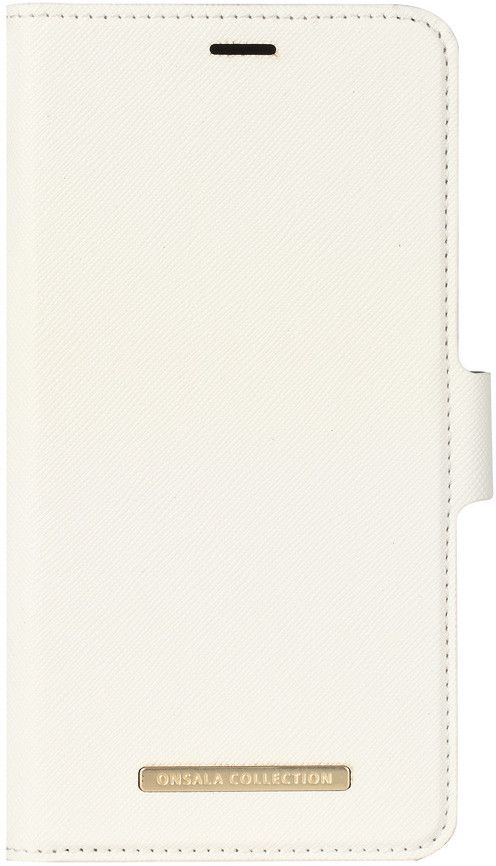 Onsala Magnetic Saffiano Wallet (iPhone Xs Max) - Hvit