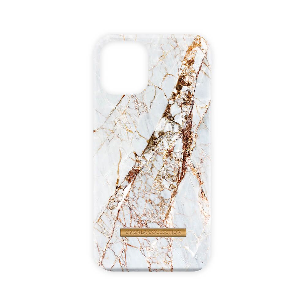 Onsala Magnetic Soft (iPhone 13 Pro) - Hvit neshornmarmor