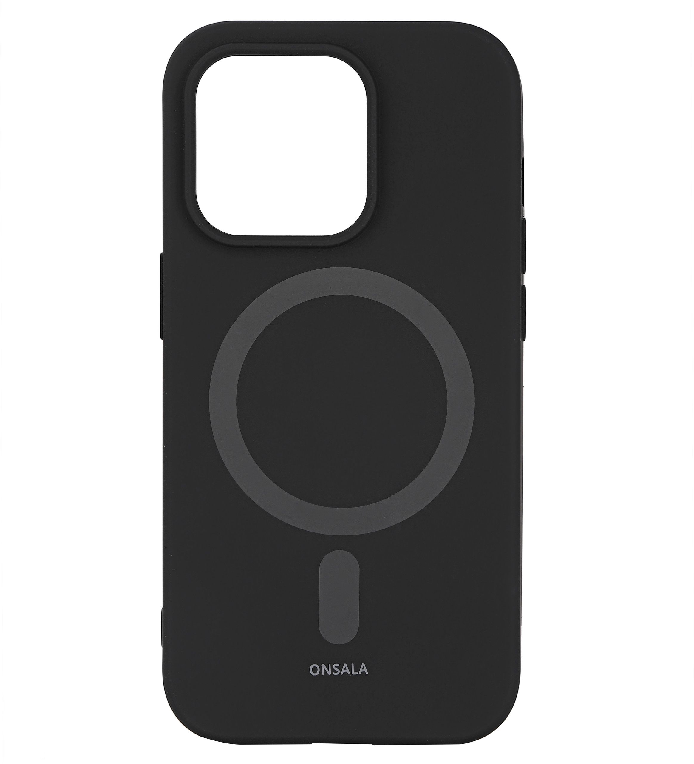 ONSALA Phone Case Silicone MagSeries Black - iPhone 14 Pro
