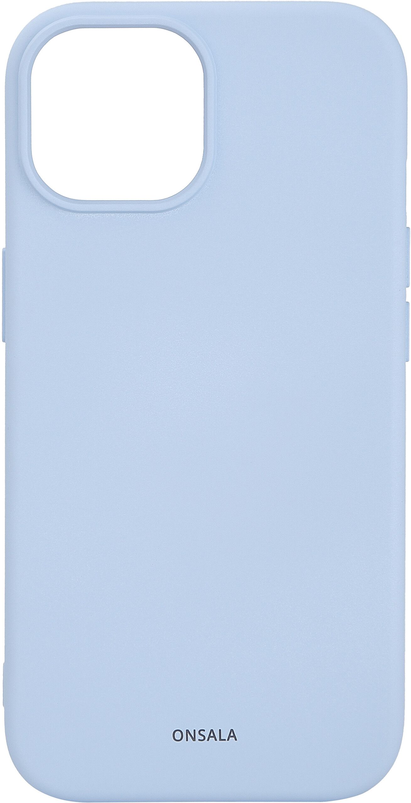 ONSALA Phone Case with Silicone Feel MagSeries Light Blue - iPhone 15