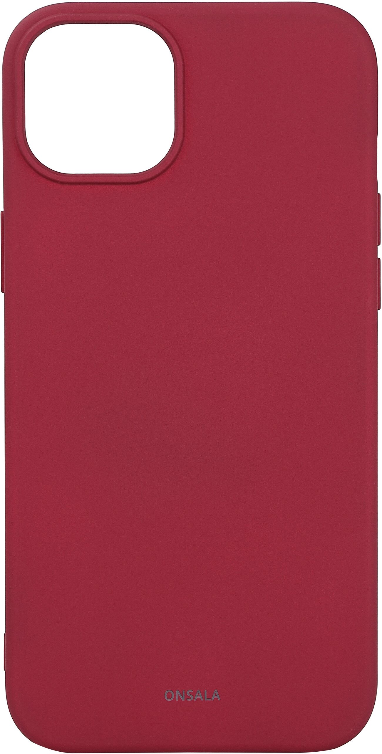 ONSALA Phone Case with Silicone Feel MagSeries Deep Red - iPhone 15 Plus