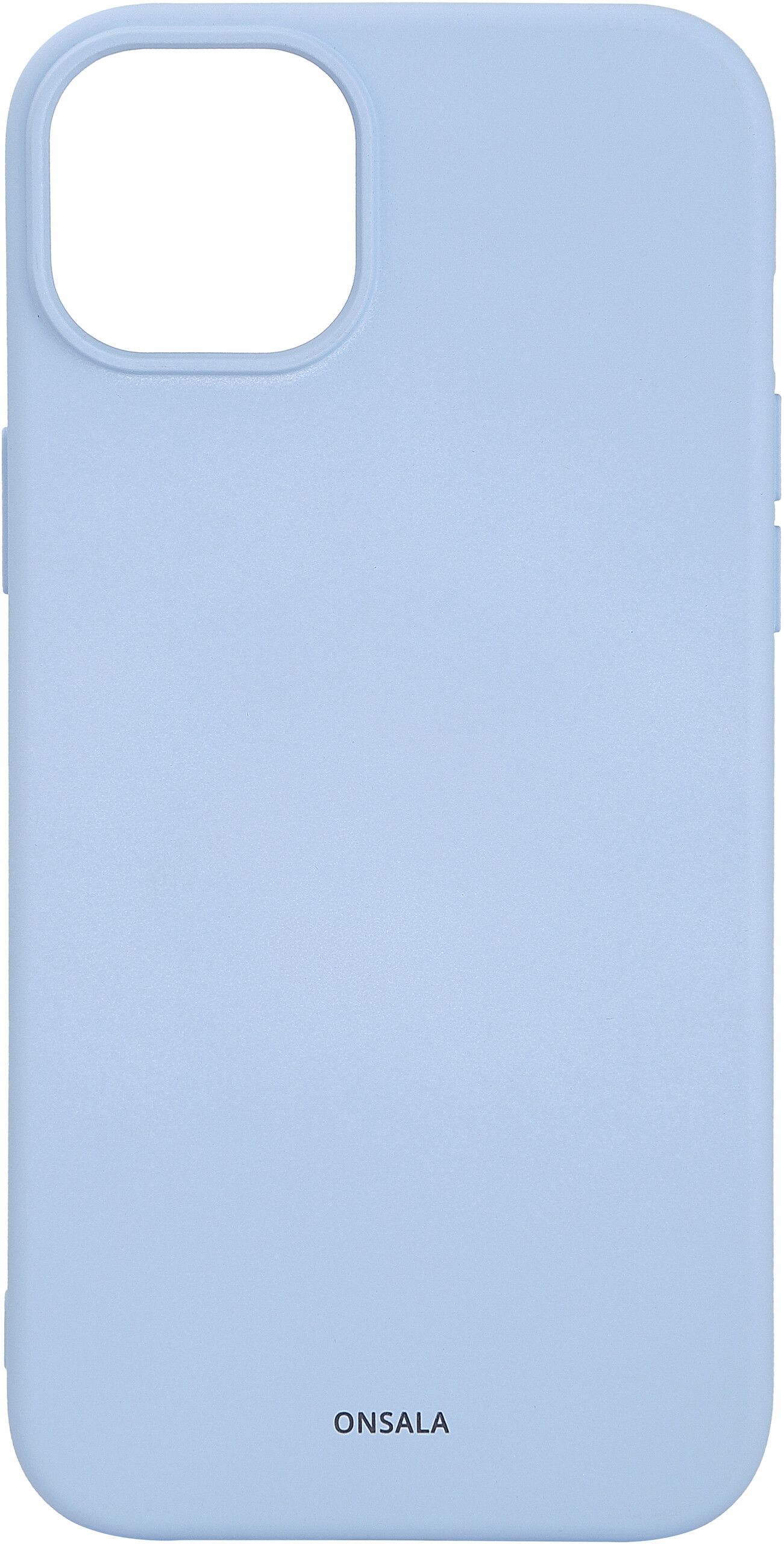 Onsala MagSeries Silicone Case (iPhone 15 Plus) - Lyse blå