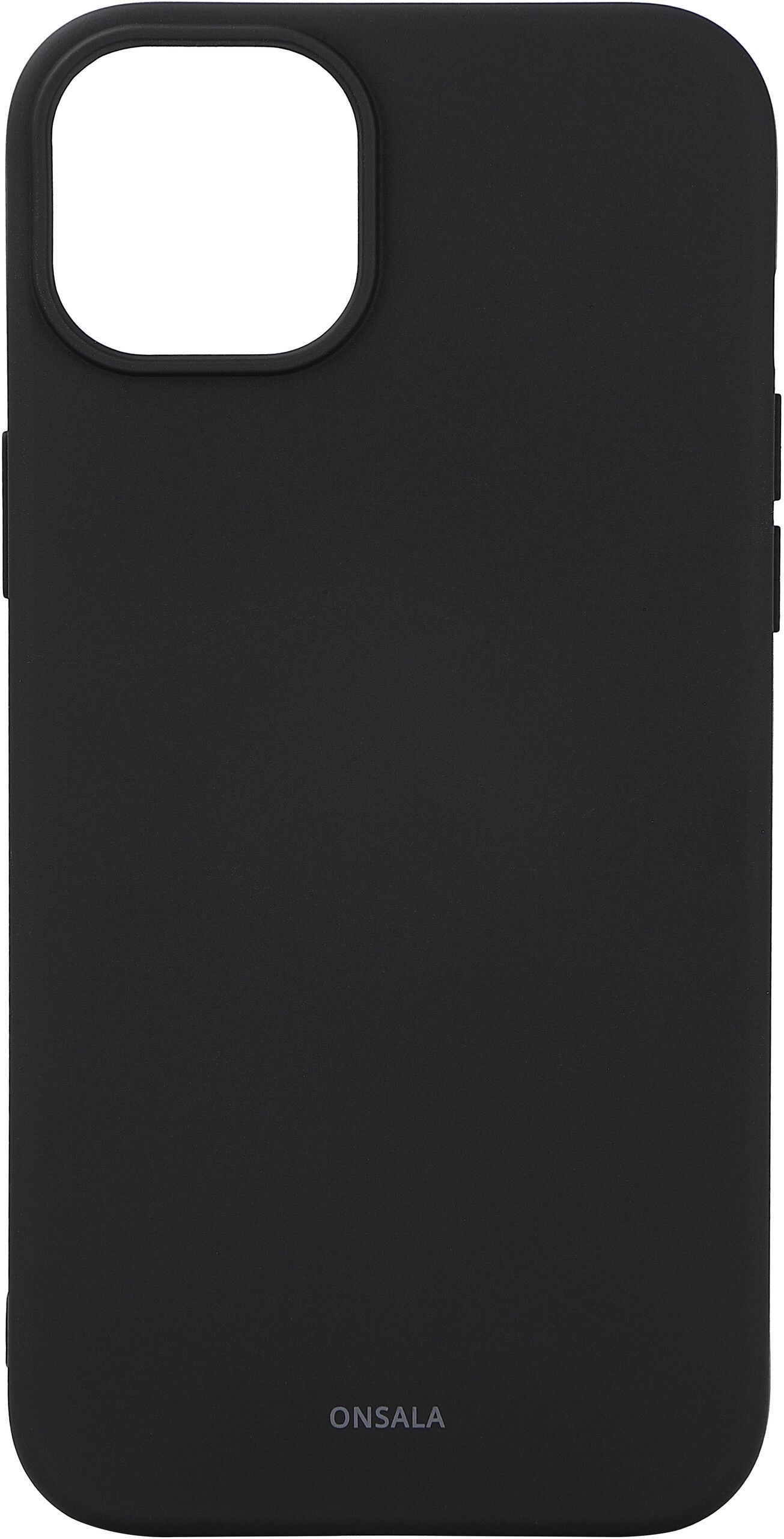 Onsala MagSeries Silicone Case (iPhone 15 Plus) - Svart
