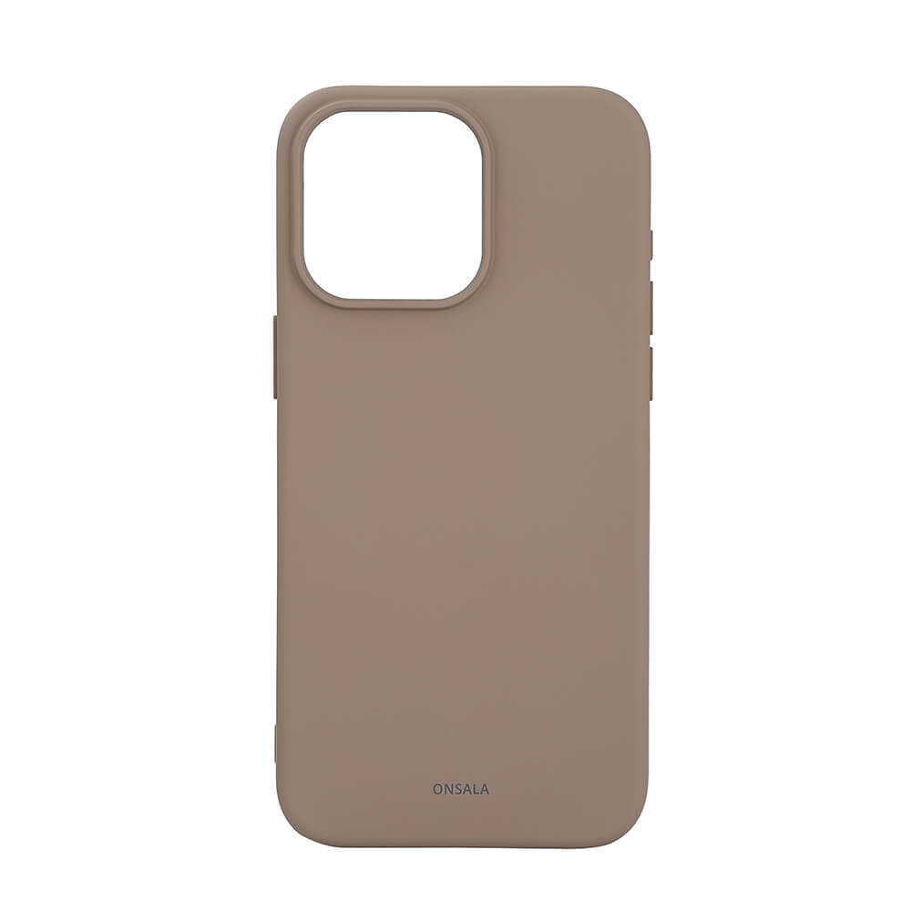 Onsala MagSeries Silicone Case (iPhone 15 Pro Max) - Beige