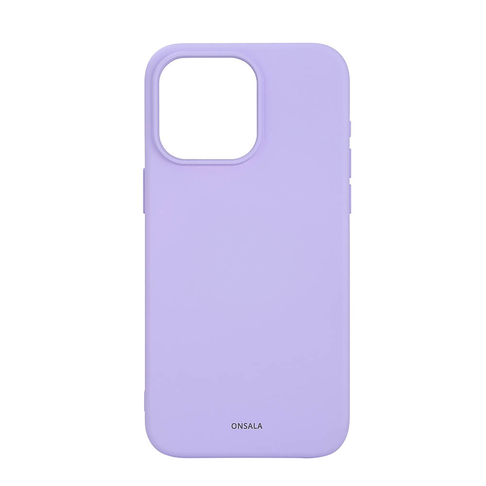 ONSALA Phone Case with Silicone Feel MagSeries Purple - iPhone 15 Pro