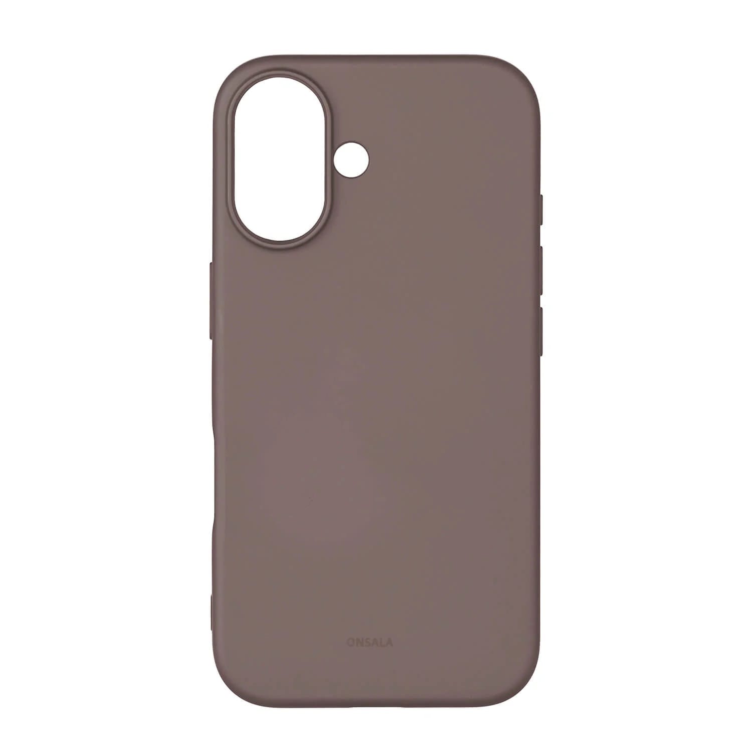 Onsala MagSeries Silicone Case (iPhone 16) - Brun