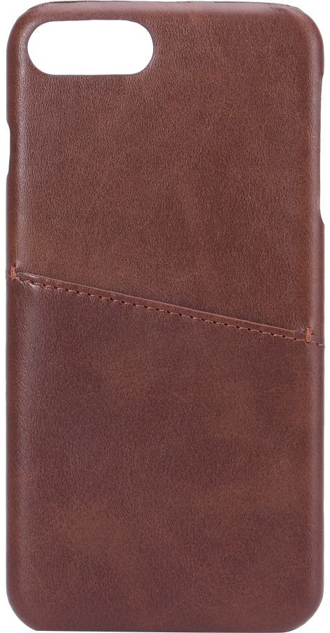 ONSALA Mobilecover Brown iPhone 6/7/8 Plus Creditcard Pocket