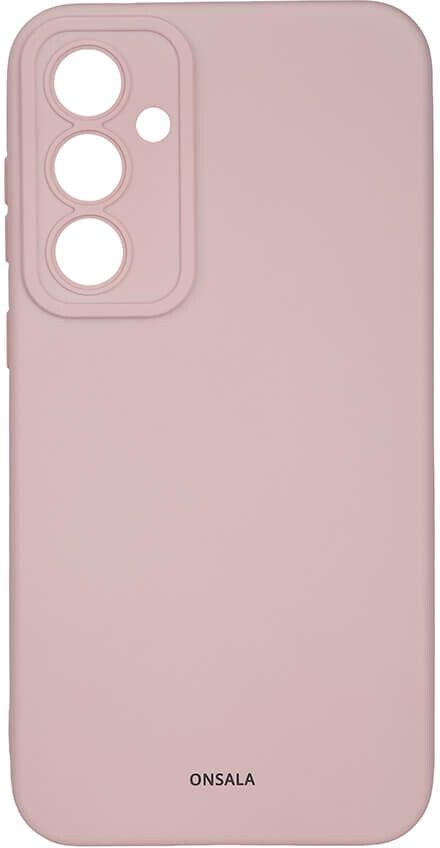 ONSALA Phone Case with Silicone Feel Chalk Pink - Samsung S23 FE 5G