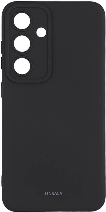ONSALA Phone Case Silicone Black - Samsung S24 5G