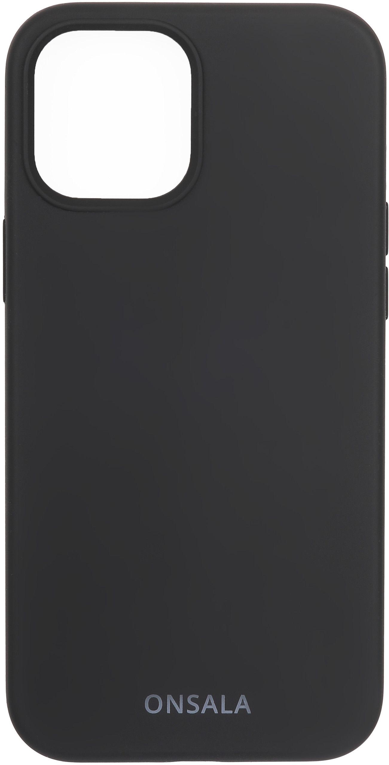 ONSALA Phone Case Silicone Black - iPhone 12 / 12 Pro