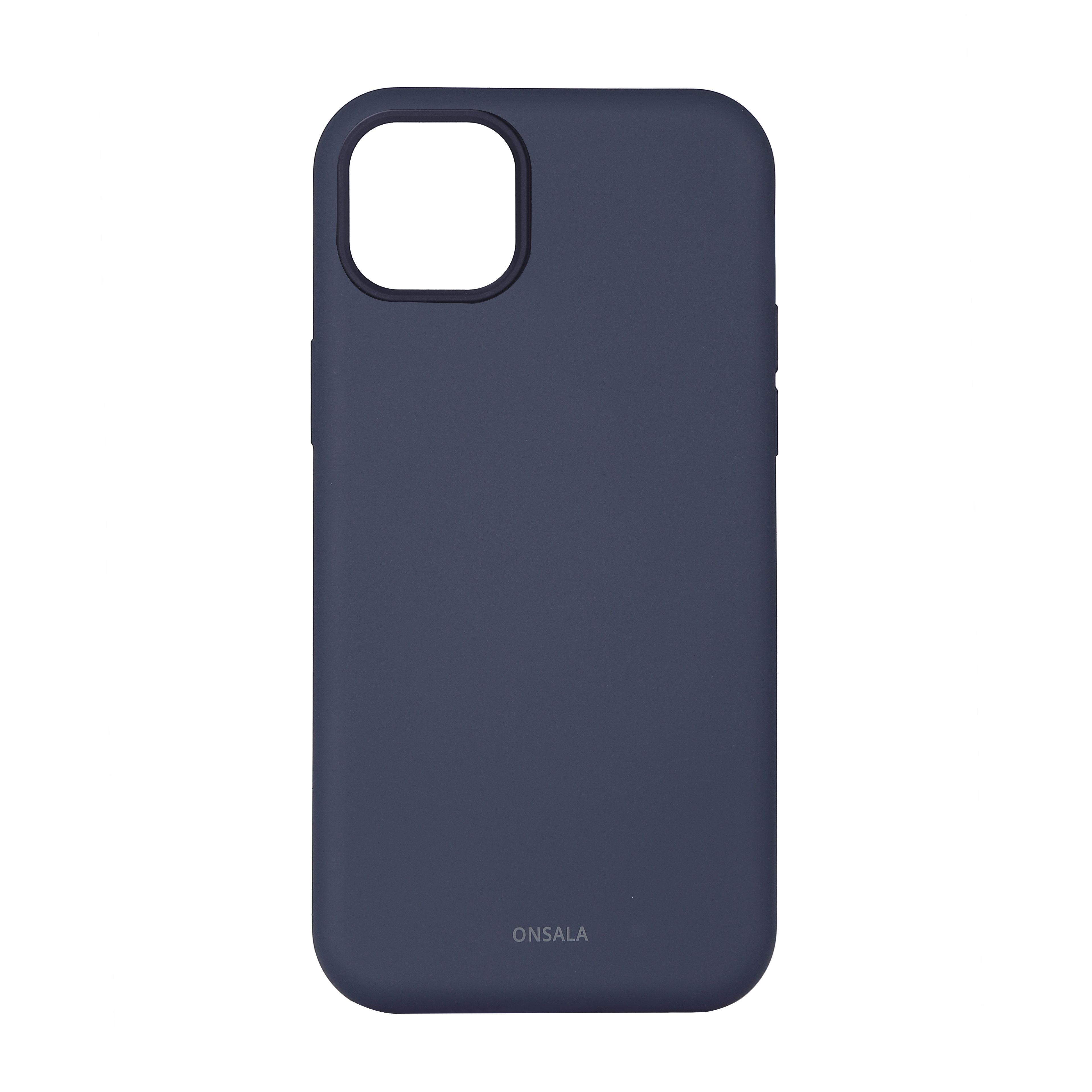 ONSALA Phone Case Silicone Dark Blue - iPhone 14 Plus