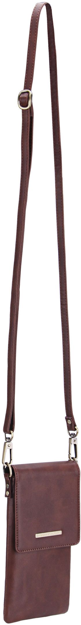 ONSALA Mobile Bag with Neckstrap Brown Universal up to 6.7"