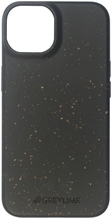 GreyLime iPhone 15 Pro Biodegradable Cover - Black