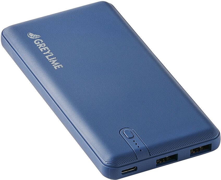 GreyLime Ocean Powerbank 10 000 mAh - Mørke blå