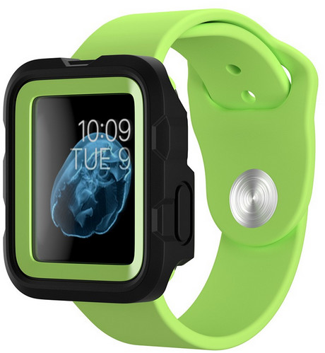 Griffin Survivor Tactical (Apple Watch 1-3 42 mm) - Grønn/svart