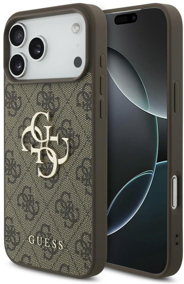 Guess 4G Big Logo Case (17 Pro Max/18 Pro Max) - Brun