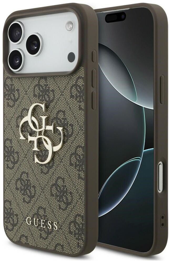 Guess 4G Big Logo Case (17 Pro/18 Pro) - Brun