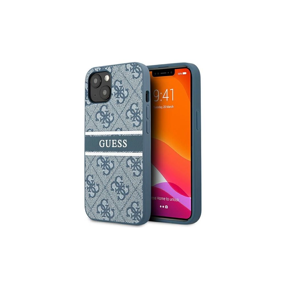Guess 4G Stripe-deksel (iPhone 13 mini) - Svart