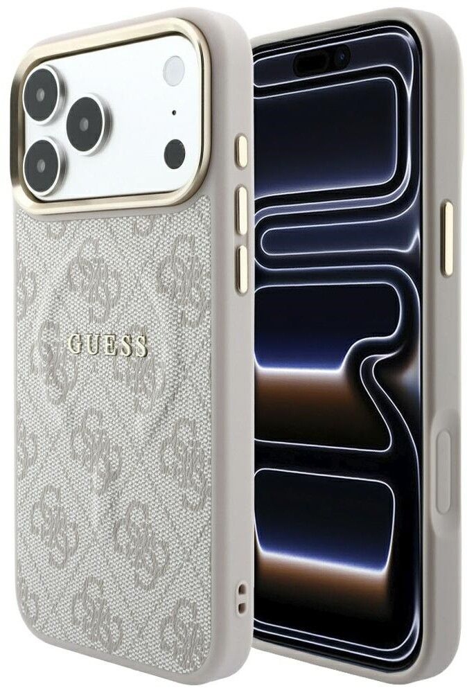 Guess Embossed 4G Classic MagSafe Case (iPhone 17 Pro Max/18 Pro Max) - Rosa