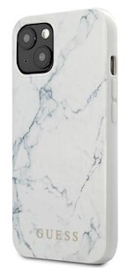 Guess Hard Case Marble (iPhone 13) - Hvit