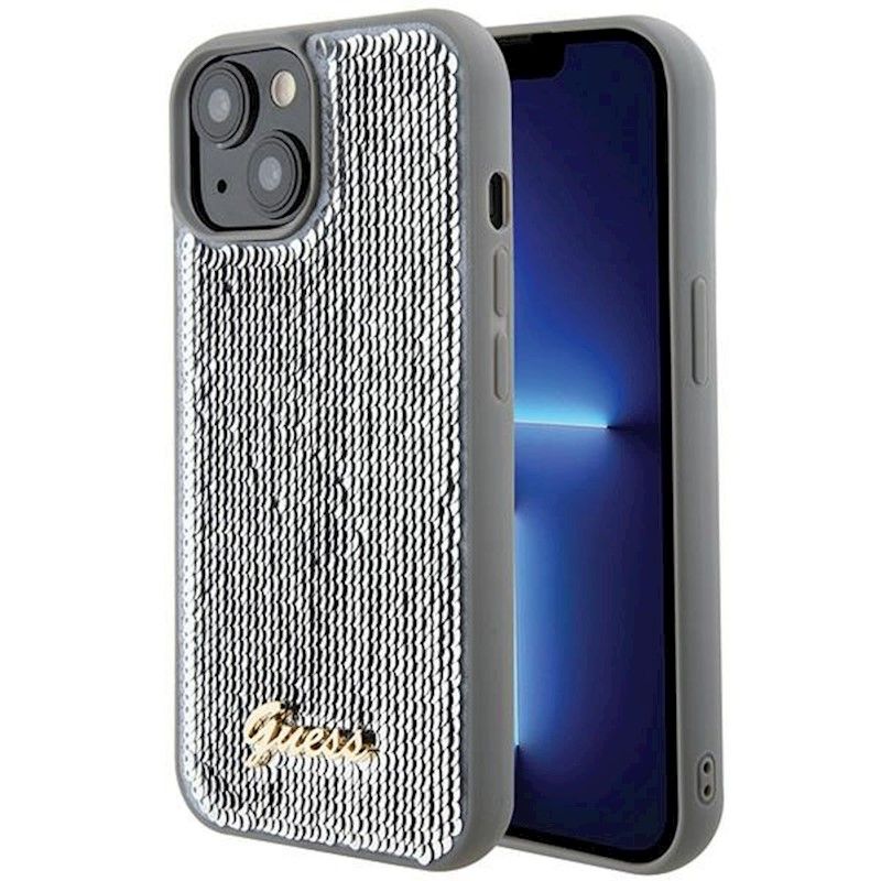 Guess Sequin Script-deksel (iPhone 15)