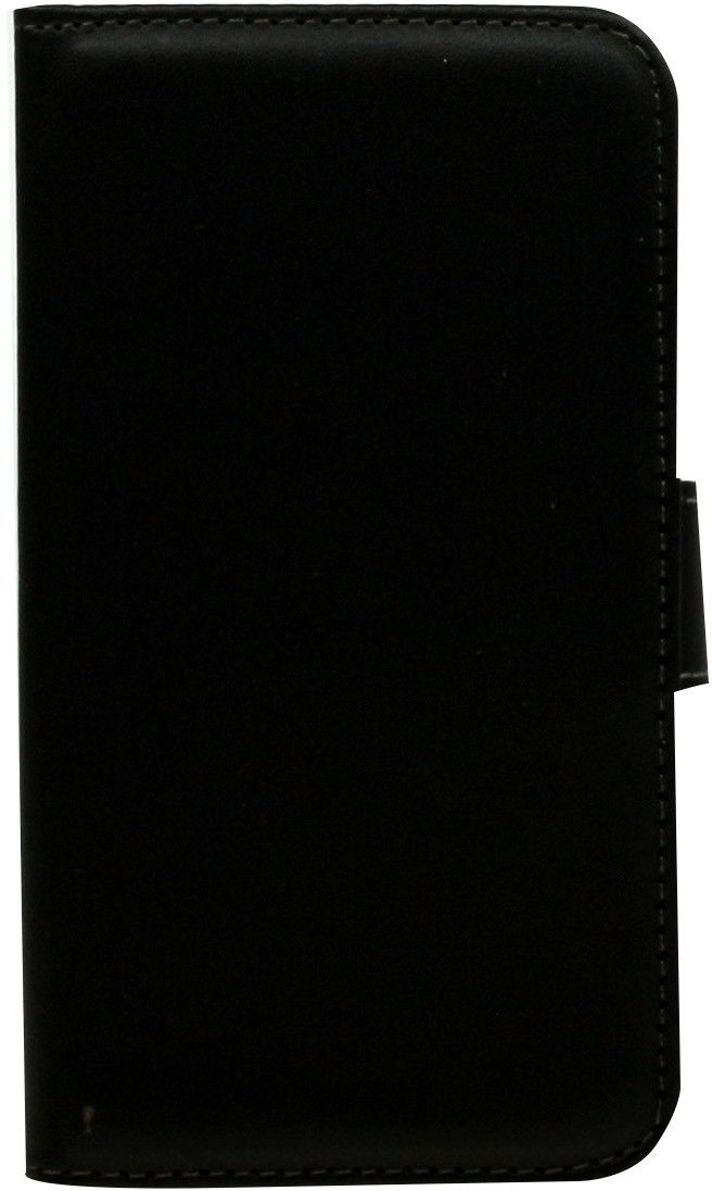 Hama iPhone 6/6s PLUS Wallet Black Leather Look Fits 2 Cards