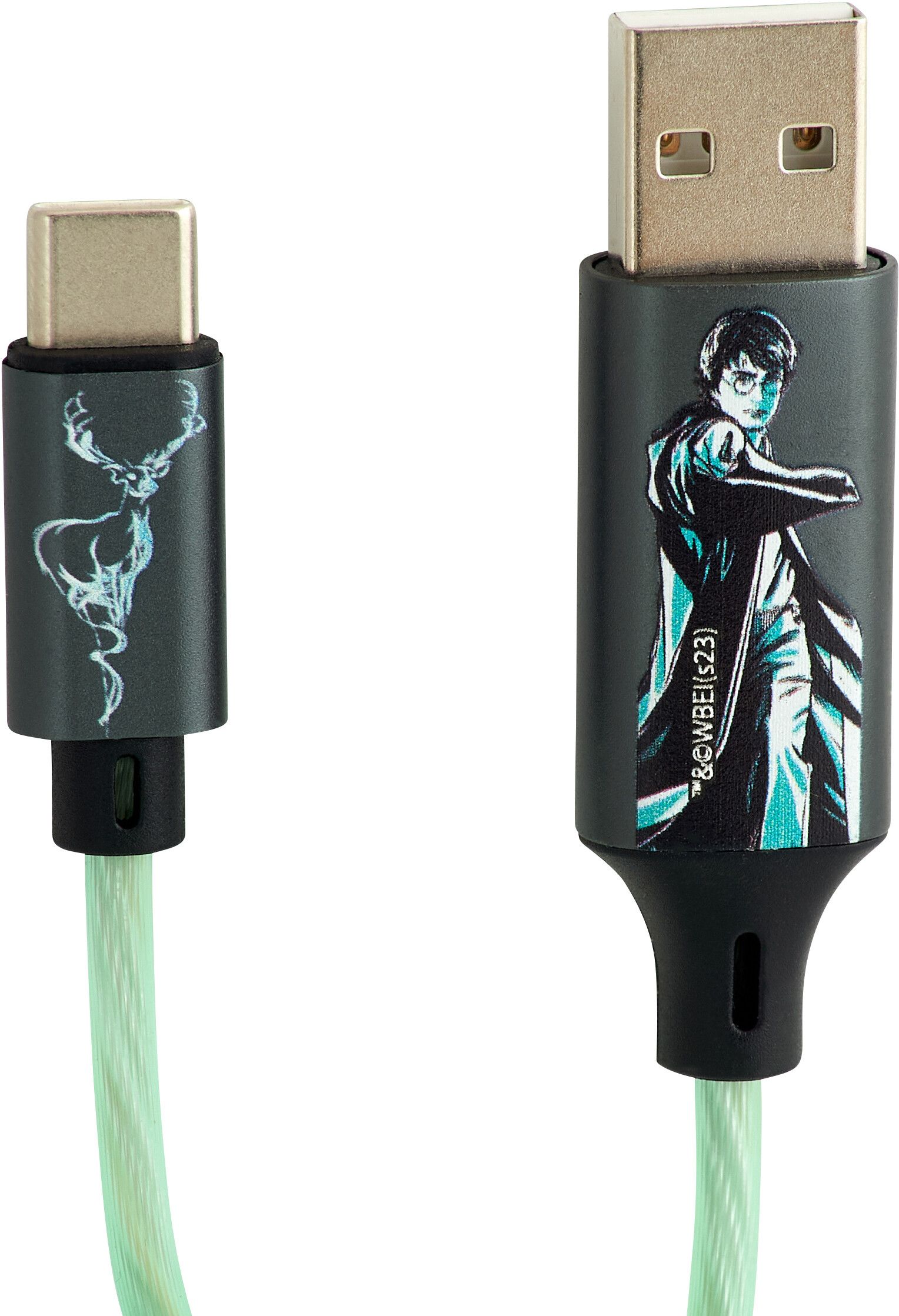 Harry Potter Patronus Light-Up USB-A til USB-C-kabel