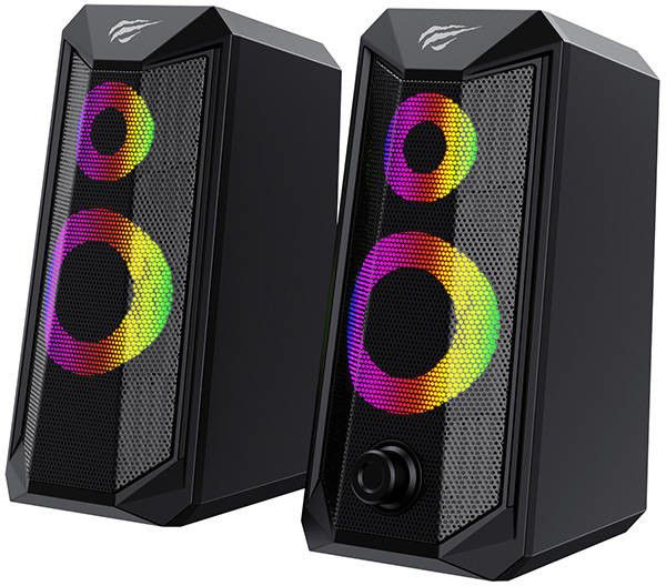 Havit SK202 PC-høyttalere RGB - Svart