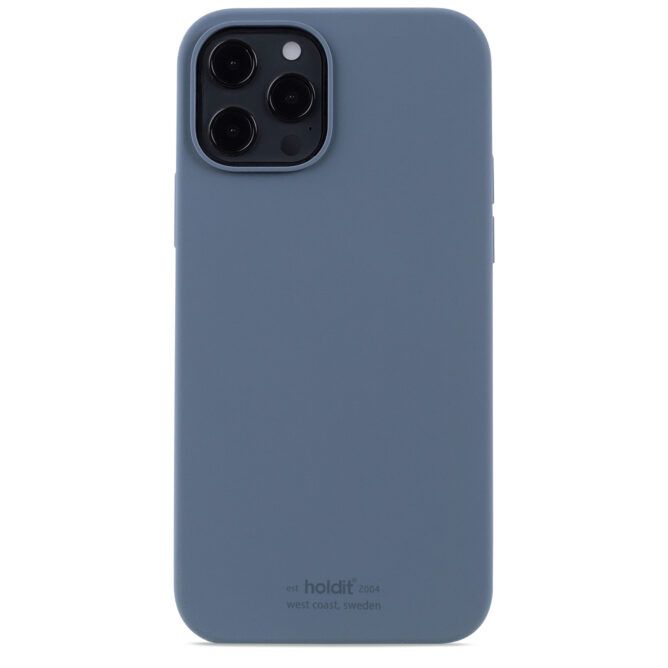 Holdit Deksel Silikon (iPhone 12/12 Pro) - Mörkblå