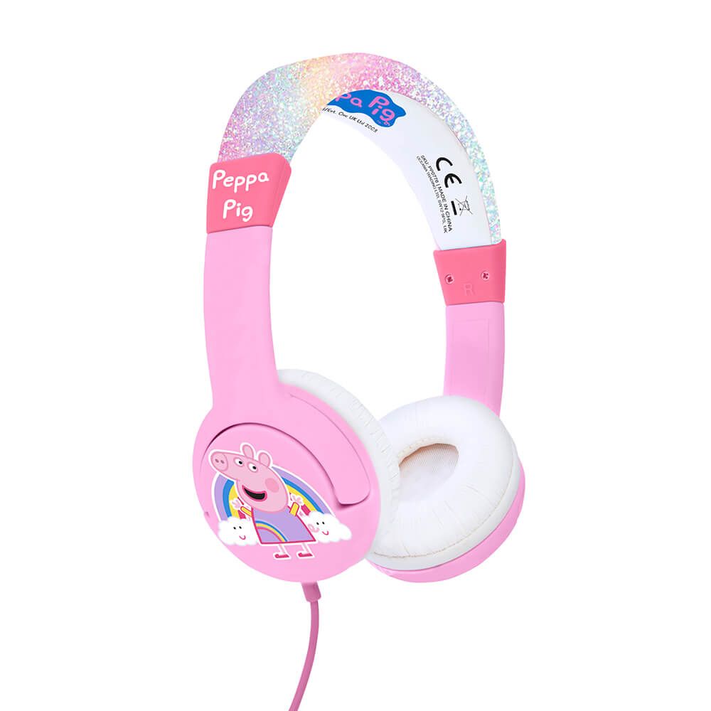 Hodetelefoner Peppa Gris - Junior - Rosa regnbåge
