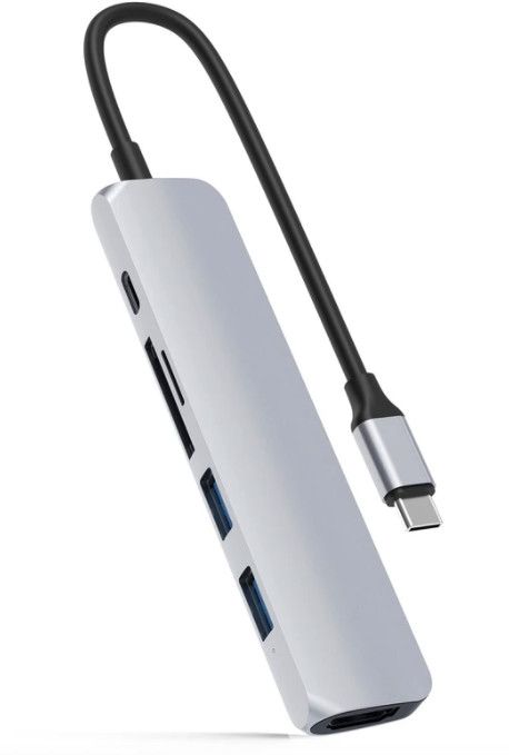 Hyper Drive Bar 6-i-1 USB-C Hub - Grå