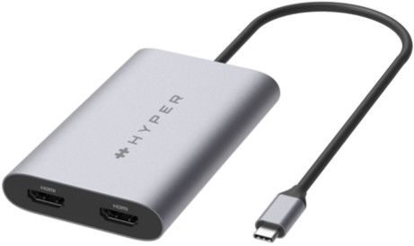 Hyper Drive Dual 4K HDMI Adapter for M1/M2 MacBook