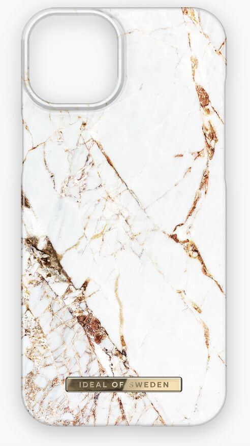 iDeal of Sweden MagSafe marmordeksel (iPhone 15) - Carrara gull