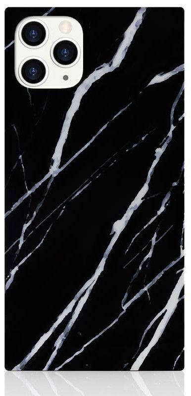 iDecoz Square Case - Marble (iPhone 11 Pro) - Svart