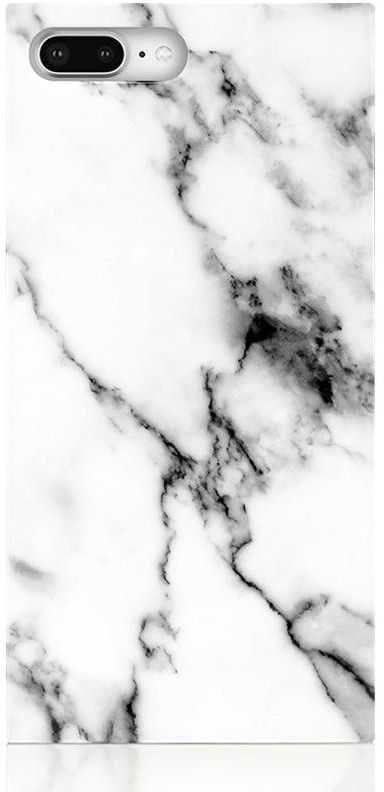 iDecoz Square Case - Marmor (iPhone 8/ Plus) - Hvit