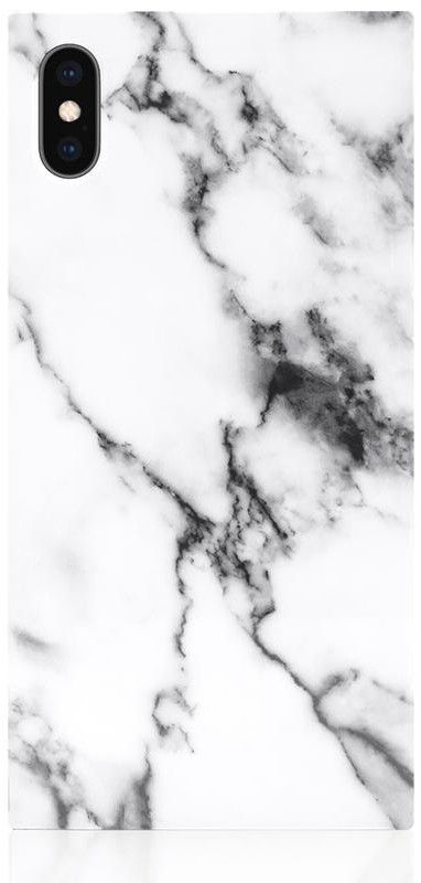 iDecoz Square Case - Marble (iPhone Xs Max) - Hvit
