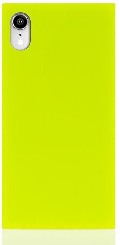 iDecoz Square Case - Neon (iPhone X r) - Gul