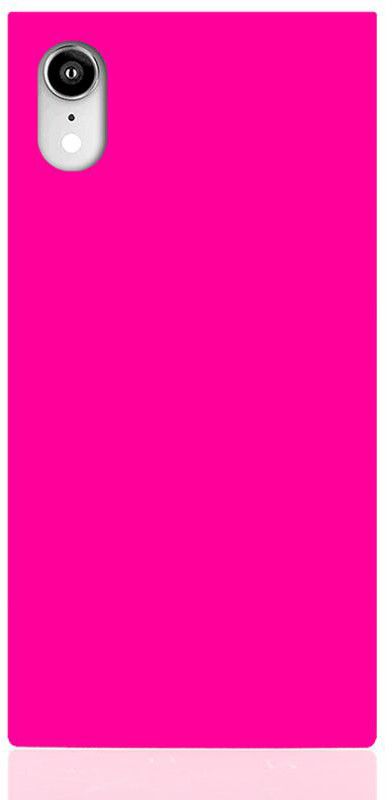 iDecoz Square Case - Neon (iPhone X r) - Rosa