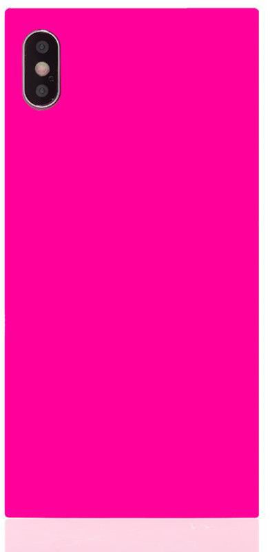 iDecoz Square Case - Neon (iPhone Xs Max) - Rosa