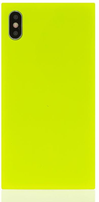 iDecoz Square Case - Neon (iPhone Xs Max) - Gul