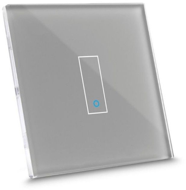 iotty Smart Switch Frontpanel for enkel strømbryter - Gray