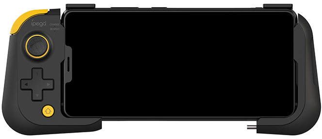 iPega PG-9211 trådløs spillkontroller med smarttelefonholder - Svart