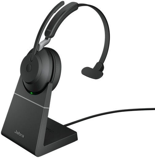 Jabra Evolve2 65 Link380a MS Mono Stand Black