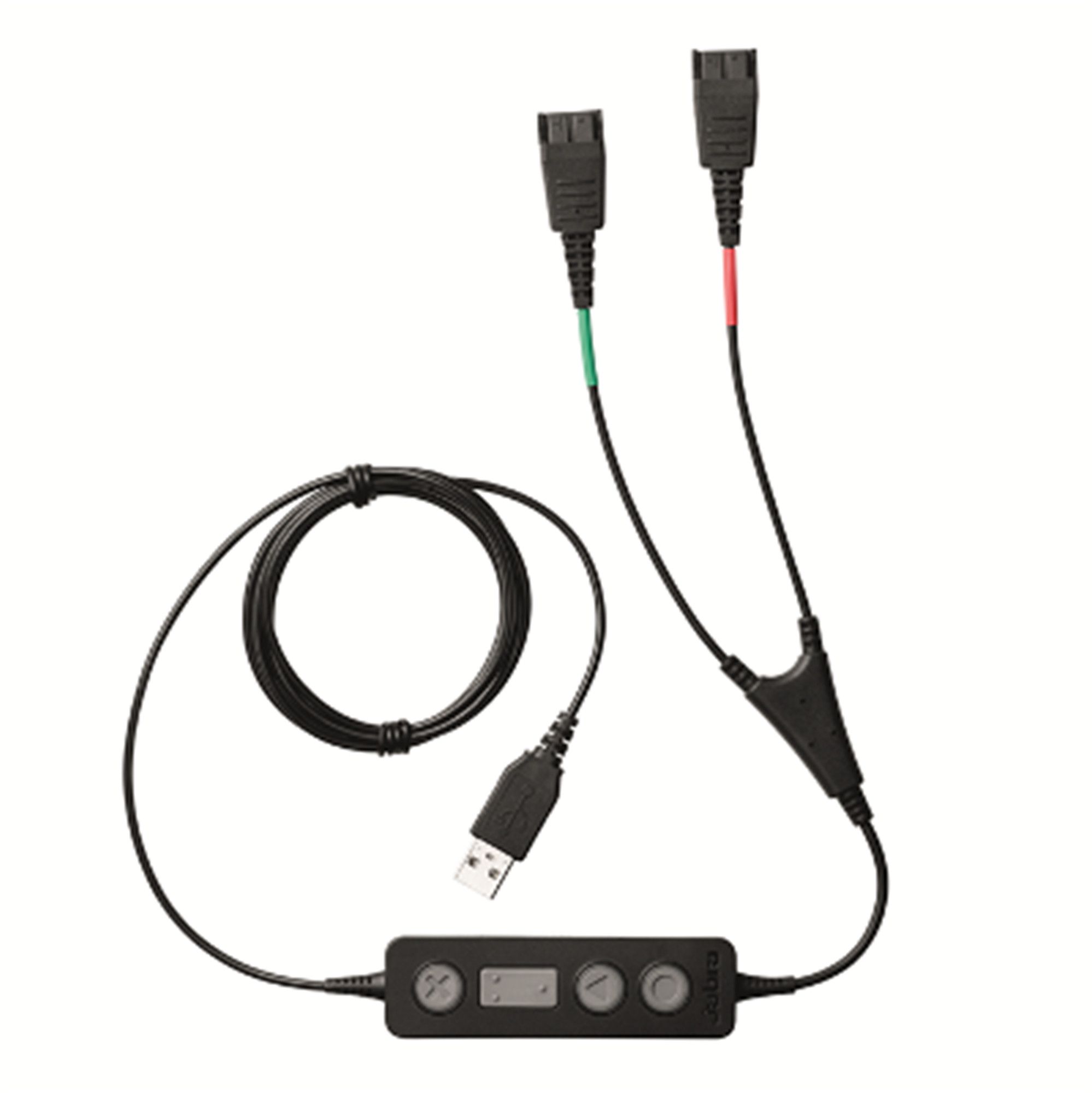 Jabra LINK 265 - Hodesettadapter - USB hann til Quick Disconnect