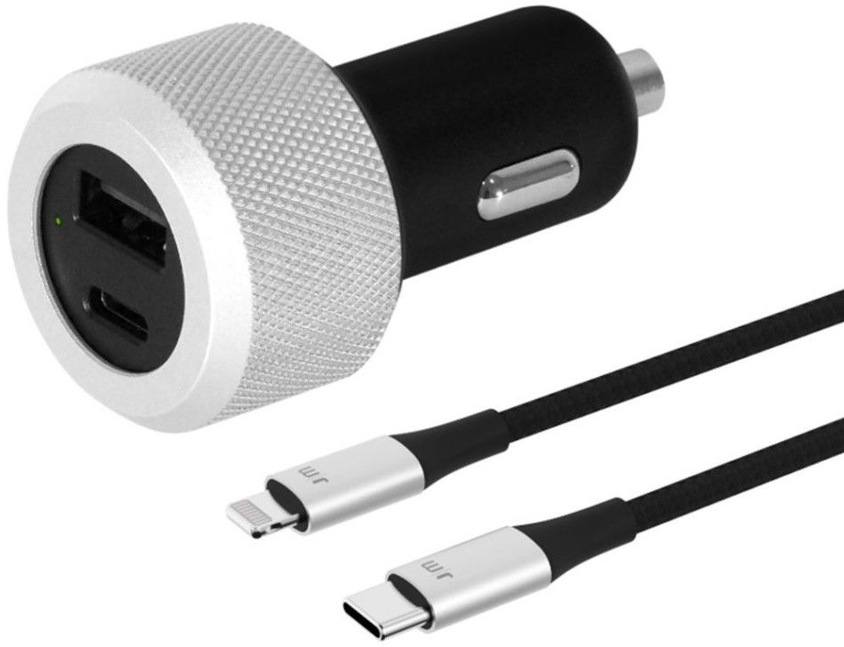 Just Mobile Highway Turbo w. USB-C prie Lightning kabelis