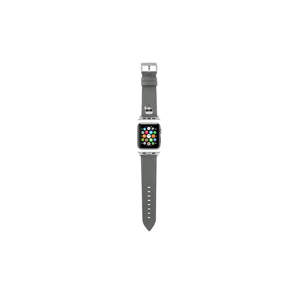 Karl Lagerfeld Saffiano Strap (Watch 49/46/45/44/42mm) - Sølv