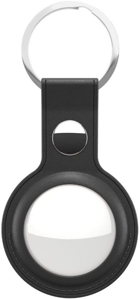 KeyBudz Leather Keyring for AirTag 2-pack