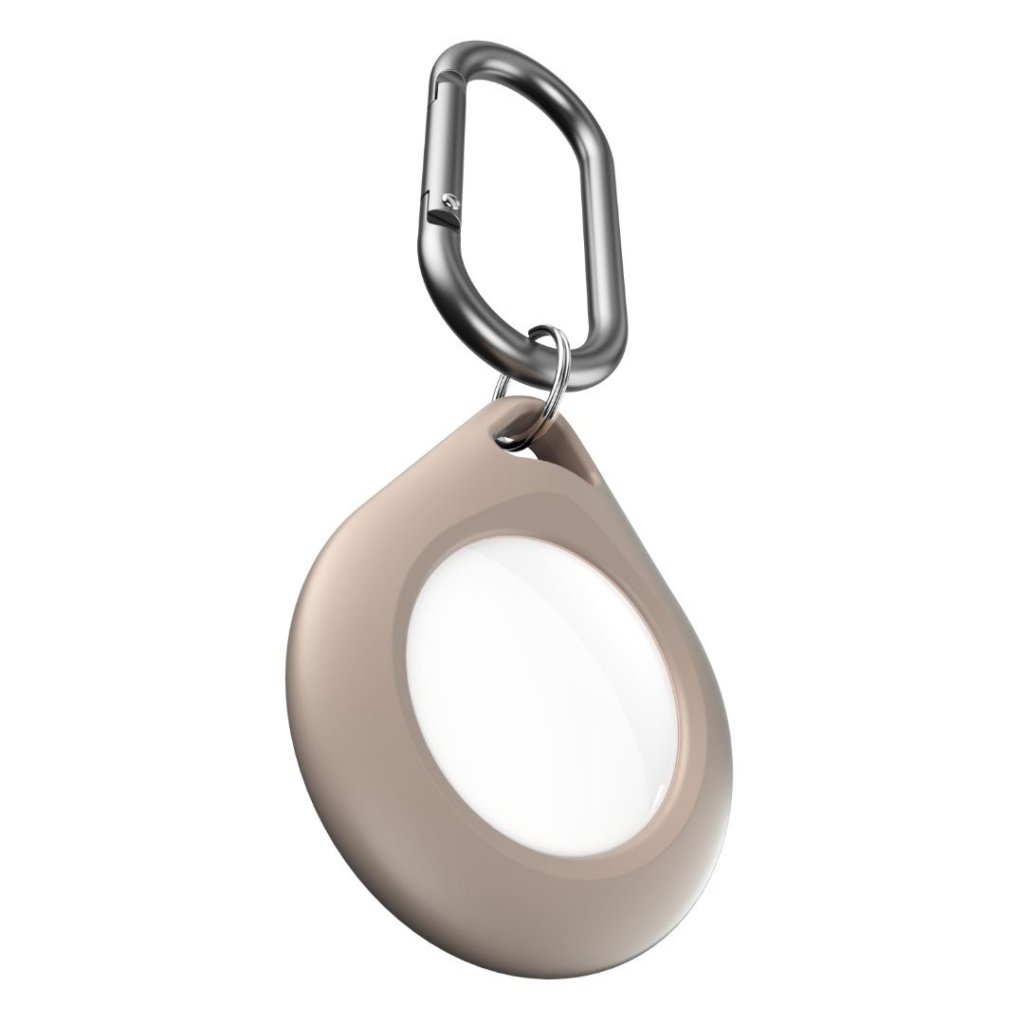 KeyBudz Secure Dock (AirTag) - 4-pakning - Beige