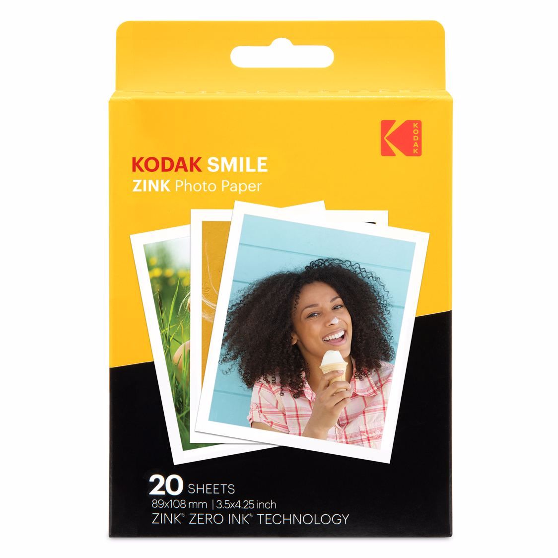 Kodak Zink 3X4 - fotopapir - 20 stk